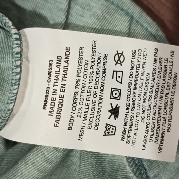 Nike Green Dri-Fit Cropped Half Zip Heathered Light Weight Hoodie A14 - Picture 6 of 10